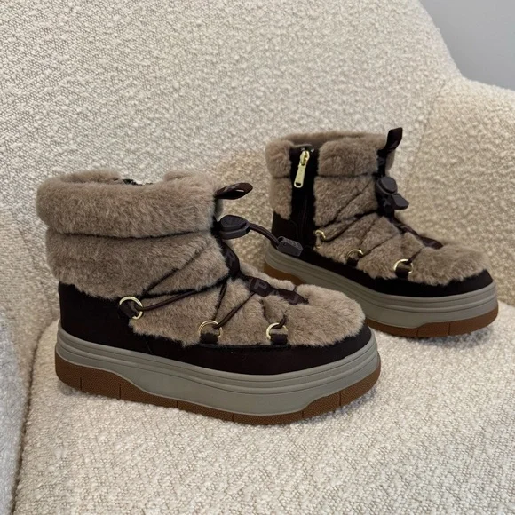 Pajar Canada Janie 2.0 Women’s Brown Snow Boots Size 7 - Picture 1 of 9